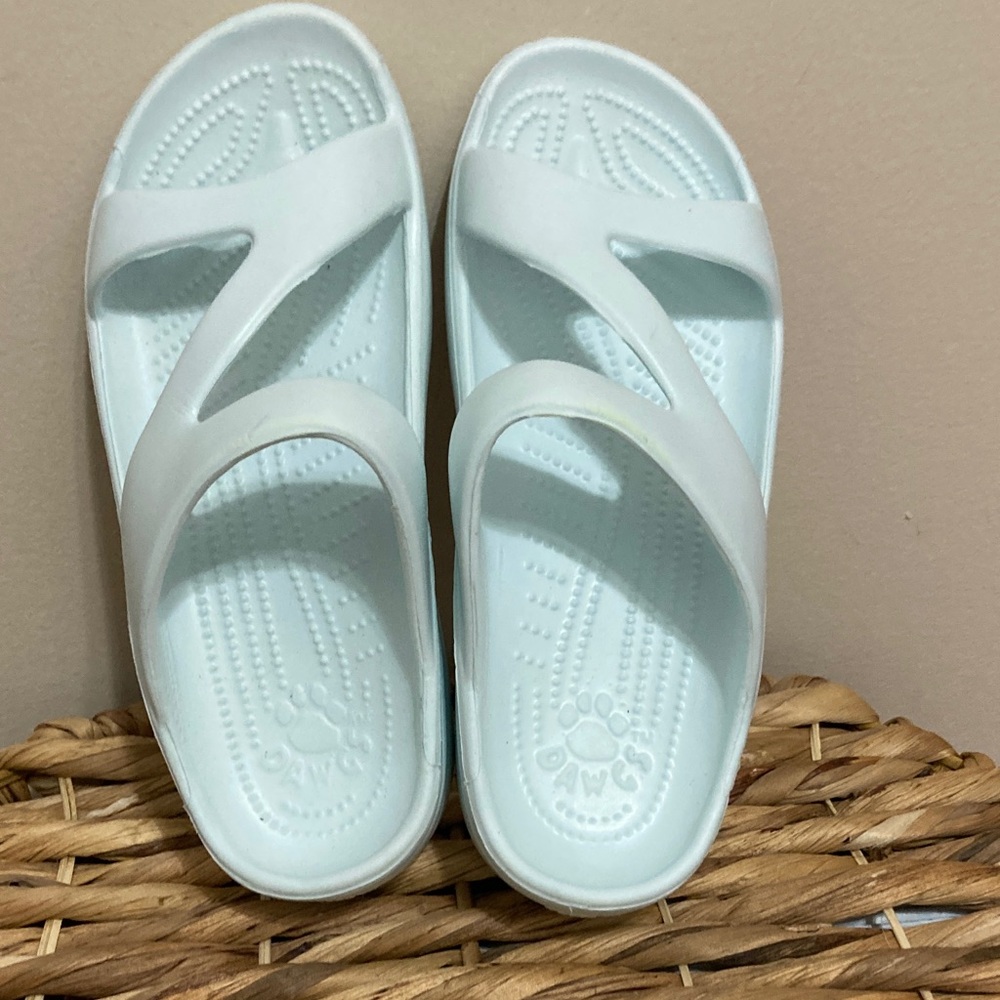 Dawgs Women's Sky Blue Slide Comfortable Sandals! 💥 - Picture 6 of 14